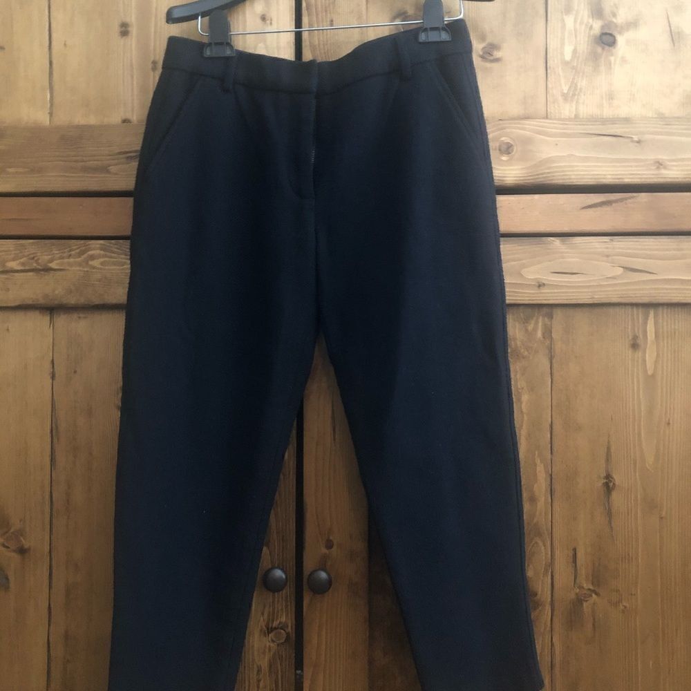 Crippen mid-rise black dress pants s/4